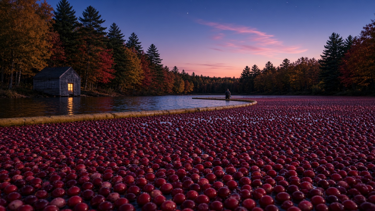 New England Fall dark mode wallpaper 6